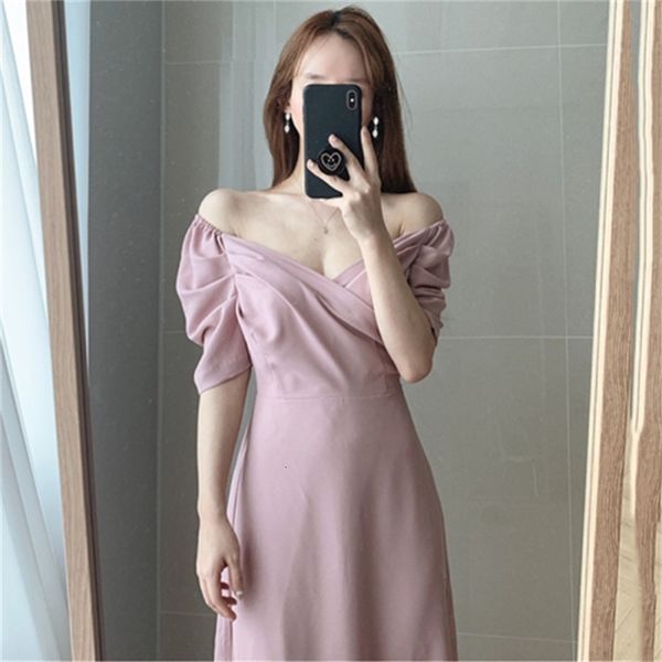 2021 new elegant female solid cleavage front half sleeve puff waist mid-calf calf dress in spring j3ig, Black;gray
2021 new elegant female solid cleavage front half sleeve puff waist mid-calf calf dress in spring j3ig, Black;gray