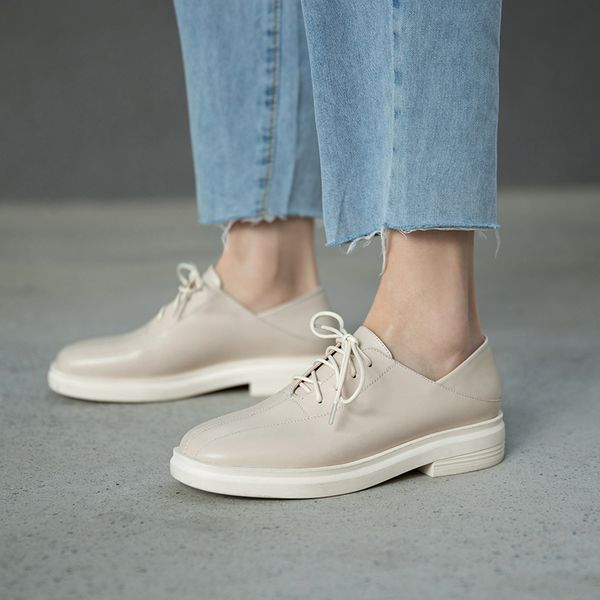 2020 leather genuine round toe heel woman shoes basic spring style preppy concise design solid work bombs dijp, Black
2020 leather genuine round toe heel woman shoes basic spring style preppy concise design solid work bombs dijp, Black