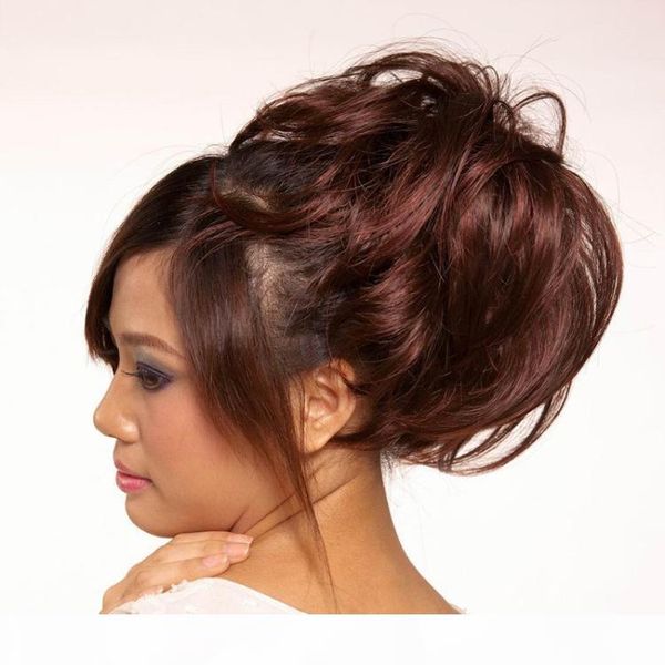 xt040 synthetic short chignon hair bun wig comb clip hair pieces has 8 colors available with plastic combs clip in hairpi, Black
xt040 synthetic short chignon hair bun wig comb clip hair pieces has 8 colors available with plastic combs clip in hairpi, Black