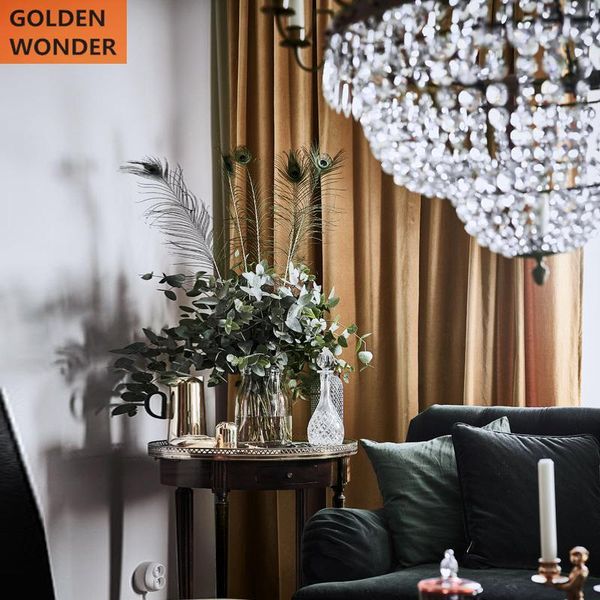 nordic style velvet brown living room curtain modern simple thickened curtains for bedroom
nordic style velvet brown living room curtain modern simple thickened curtains for bedroom