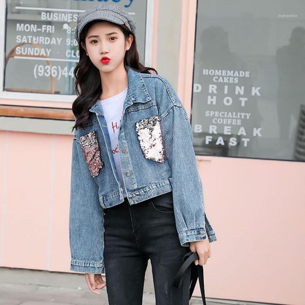 women's casual denim jacket coat punk style batwing sleeve loose retro sequined denim short outerwear1, Black;brown
women's casual denim jacket coat punk style batwing sleeve loose retro sequined denim short outerwear1, Black;brown