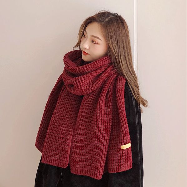 chic soft girl literature and art small fresh knitting wool scarf for female winter students korean version versatile neck, Blue;gray
chic soft girl literature and art small fresh knitting wool scarf for female winter students korean version versatile neck, Blue;gray