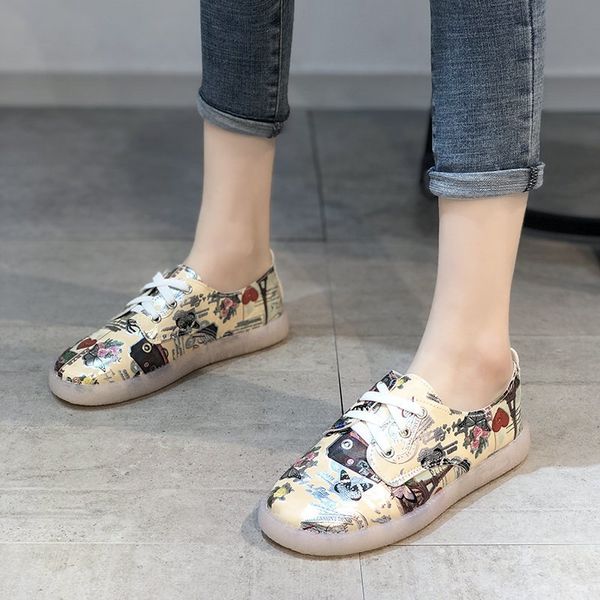 designer shoes new spring autumn women shoes flats round toe casual shoes woman loafers graffiti printing ballet lace-up flat sh, Black
designer shoes new spring autumn women shoes flats round toe casual shoes woman loafers graffiti printing ballet lace-up flat sh, Black