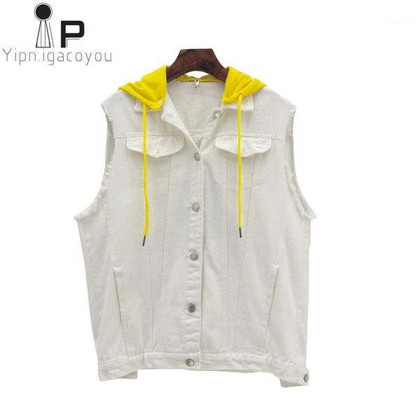 spring waistcoat for women denim vest korean jeans vest big size hooded embroidery coat women summer jacket casual streetwear1, Black;white
spring waistcoat for women denim vest korean jeans vest big size hooded embroidery coat women summer jacket casual streetwear1, Black;white