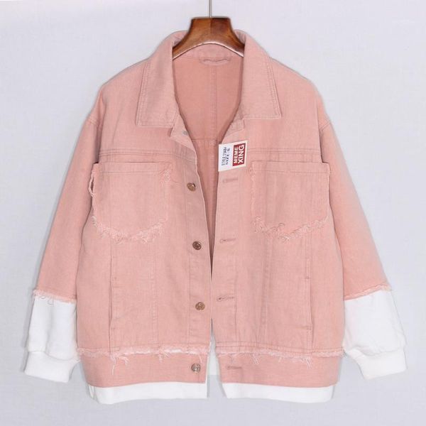 autumn harajuku loose pink burr tassel splice fake two letter print jeans jacket women plus size bomber denim coat ropa de mujer1, Black;brown
autumn harajuku loose pink burr tassel splice fake two letter print jeans jacket women plus size bomber denim coat ropa de mujer1, Black;brown