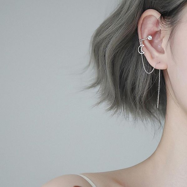 lism 925 sterling silver korean ear line for women 2020 simple moon cz long ear cuff drop earrings for wedding party
lism 925 sterling silver korean ear line for women 2020 simple moon cz long ear cuff drop earrings for wedding party