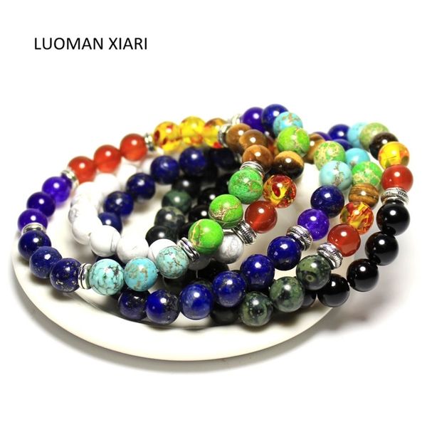10 pcs mix 7 color type black natural 7 chakra healing balance 8 mm stone beads bracelet for men women reiki prayer stones 19 mm y200730
10 pcs mix 7 color type black natural 7 chakra healing balance 8 mm stone beads bracelet for men women reiki prayer stones 19 mm y200730
