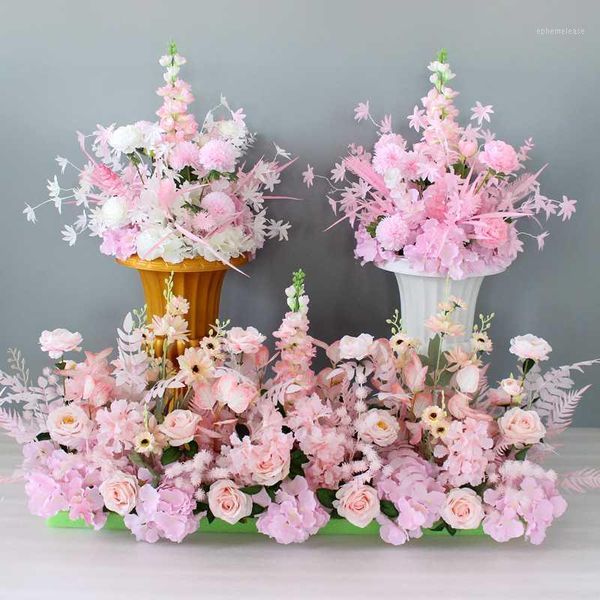 50/55/65cm silk rose hydrangea artificial flower ball bouquet decor wedding party backdrop road guide table centerpiece flower1
50/55/65cm silk rose hydrangea artificial flower ball bouquet decor wedding party backdrop road guide table centerpiece flower1