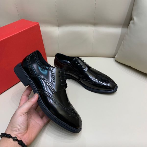 new men dress shoes formal handmade business flats party wedding genuine leather lace-up carved oxfords size 38-44, Black
new men dress shoes formal handmade business flats party wedding genuine leather lace-up carved oxfords size 38-44, Black