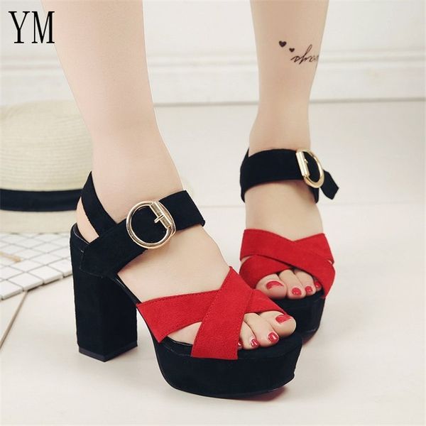 new fashion woman ankle strap pumps high heel thick bottom 10cm peep toe platform sandals t-tied bullet gladiator party shoes y200405, Black
new fashion woman ankle strap pumps high heel thick bottom 10cm peep toe platform sandals t-tied bullet gladiator party shoes y200405, Black