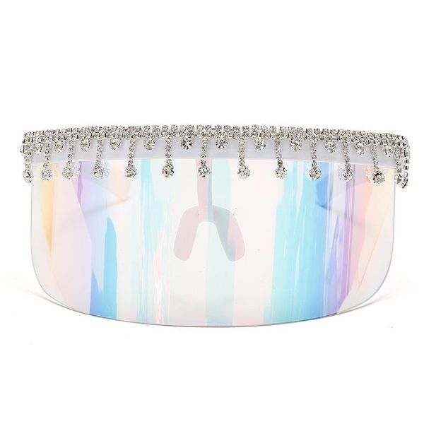 sunglasses fashion shield women 2021 crystal diamond tassel sun glasses oversized sunglass shades woman uv400 nx, White;black
sunglasses fashion shield women 2021 crystal diamond tassel sun glasses oversized sunglass shades woman uv400 nx, White;black
