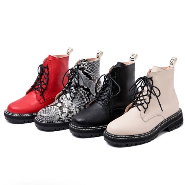 aiyuqi women shoes women martin boots spring genuine leather ladies snake mosquito fashion lace ankle boots 201021, Black
aiyuqi women shoes women martin boots spring genuine leather ladies snake mosquito fashion lace ankle boots 201021, Black