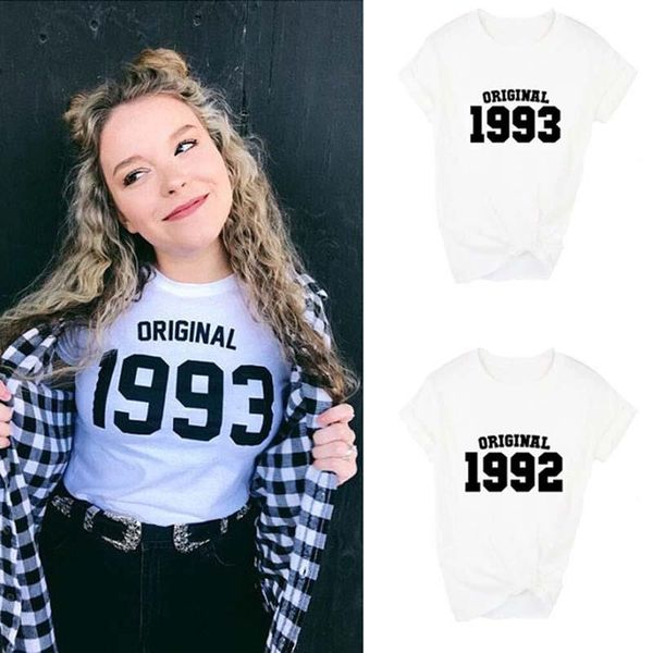оригинальная футболка 1993 года напечатана в 1993 году женщин футболка повседневная смешная рубашка для леди tee tee tumblr битник брюки оде, White
оригинальная футболка 1993 года напечатана в 1993 году женщин футболка повседневная смешная рубашка для леди tee tee tumblr битник брюки оде, White