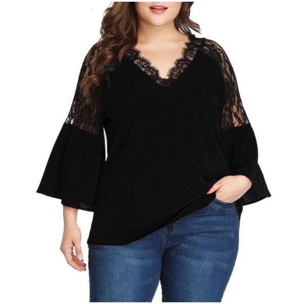 blusas femininas 2020 women's plus size clothes v neck ruffle sleeve lace shirt chiffon blouse camisa feminina, White
blusas femininas 2020 women's plus size clothes v neck ruffle sleeve lace shirt chiffon blouse camisa feminina, White