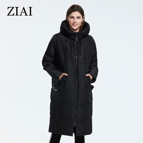 ziai 2020 winter women down jacket long plus size coats black and loose warmest female parke fashion zipper ar-7038
ziai 2020 winter women down jacket long plus size coats black and loose warmest female parke fashion zipper ar-7038