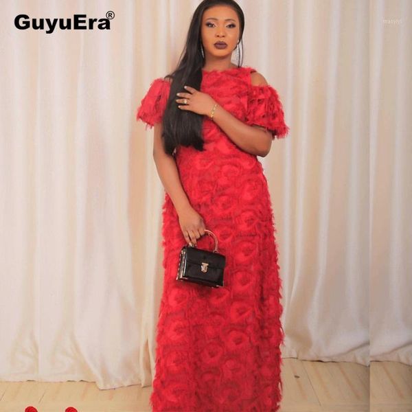 guyuera african women's clothing round neck strapless short sleeve special fur fabric loose riche dress1, Red
guyuera african women's clothing round neck strapless short sleeve special fur fabric loose riche dress1, Red
