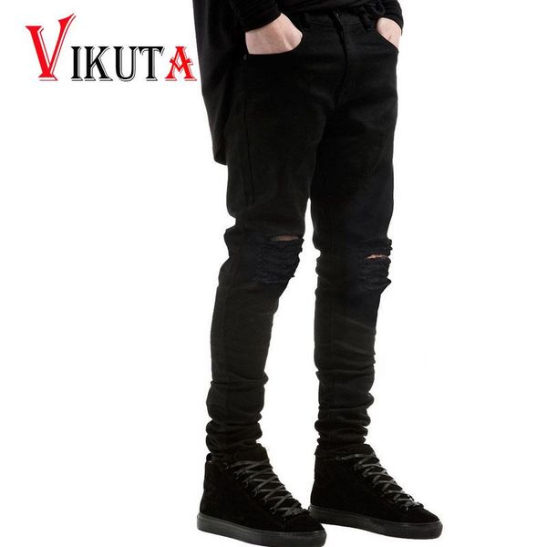 men's jeans mens destroyed denim thin cool slim fit hi-street style black ripped pants men vc2929, Blue
men's jeans mens destroyed denim thin cool slim fit hi-street style black ripped pants men vc2929, Blue