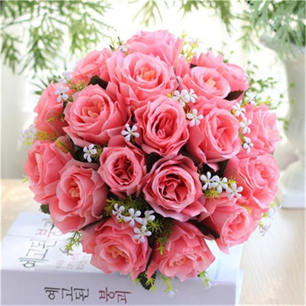 decorative flowers & wreaths 18head artificial silk roses bridal bouquet rose or home wedding decoration accessories bonsai artificial1
decorative flowers & wreaths 18head artificial silk roses bridal bouquet rose or home wedding decoration accessories bonsai artificial1
