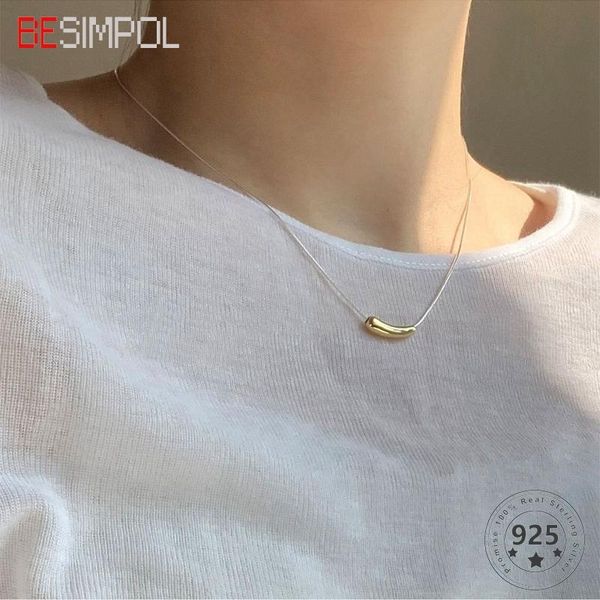 chains besimpol 925 sterling silver snake chain necklace fashion simple gold water drop for women elegant fine jewelry gifts
chains besimpol 925 sterling silver snake chain necklace fashion simple gold water drop for women elegant fine jewelry gifts