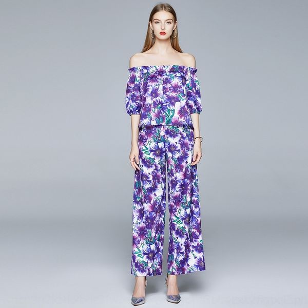 aixpm 2020 summer new sexyshoulder sea pantsshirt printed anemone wide leg fashion shirt wide leg pants pants two-piece suit b7p0s, Gray
aixpm 2020 summer new sexyshoulder sea pantsshirt printed anemone wide leg fashion shirt wide leg pants pants two-piece suit b7p0s, Gray