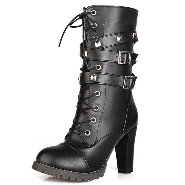 boots sarairis motorcycle ankle western rivets women shoes woman autumn winter high heel 33-48, Black
boots sarairis motorcycle ankle western rivets women shoes woman autumn winter high heel 33-48, Black