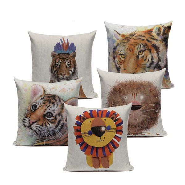 relax cotton linen vintage jacob bedroom decor fundas 45cmx45cm square king tiger printing home car office throw pillow case
relax cotton linen vintage jacob bedroom decor fundas 45cmx45cm square king tiger printing home car office throw pillow case