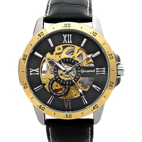 mechanical origin watch hollowed out automatic steel strip waterproof fashion men's watch, Slivery;brown
mechanical origin watch hollowed out automatic steel strip waterproof fashion men's watch, Slivery;brown