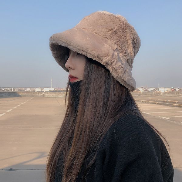 winter women's imitation rabbit hair flat fisherman's cap basin with all kinds of colors, warm and thickened fur hat
winter women's imitation rabbit hair flat fisherman's cap basin with all kinds of colors, warm and thickened fur hat