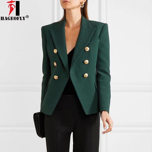 hageofly spring autumn green blazer women office slim formal jacket coat casual double breasted lion metal buttons women blazer1, White;black
hageofly spring autumn green blazer women office slim formal jacket coat casual double breasted lion metal buttons women blazer1, White;black