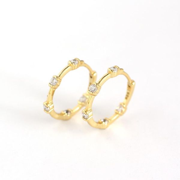 925 sterling silver earring fashion simple geometric big ear ring zircon punk rivet earring personality woman girl ear jewelry, Golden;silver
925 sterling silver earring fashion simple geometric big ear ring zircon punk rivet earring personality woman girl ear jewelry, Golden;silver