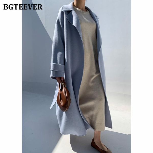 bgteever winter overcoat thicken warm women solid long blend coats basic lace-up open stitch female woolen coats jackets 2021, Black
bgteever winter overcoat thicken warm women solid long blend coats basic lace-up open stitch female woolen coats jackets 2021, Black