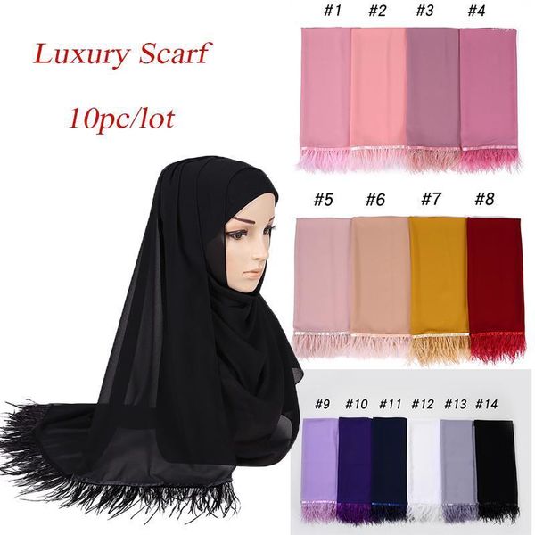 scarves 10pc women solid color feather chiffon hijab scarf tassel shawls large size headband cappa wraps bandana islamic foulard1, Blue;gray
scarves 10pc women solid color feather chiffon hijab scarf tassel shawls large size headband cappa wraps bandana islamic foulard1, Blue;gray