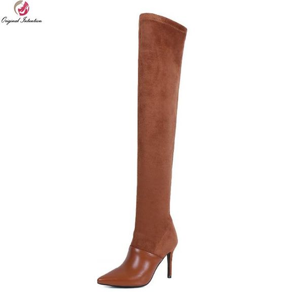 original intention fashion women over-the-knee boots stylish pointed toe thin heels boots black brown shoes woman us size 4-8.5
original intention fashion women over-the-knee boots stylish pointed toe thin heels boots black brown shoes woman us size 4-8.5