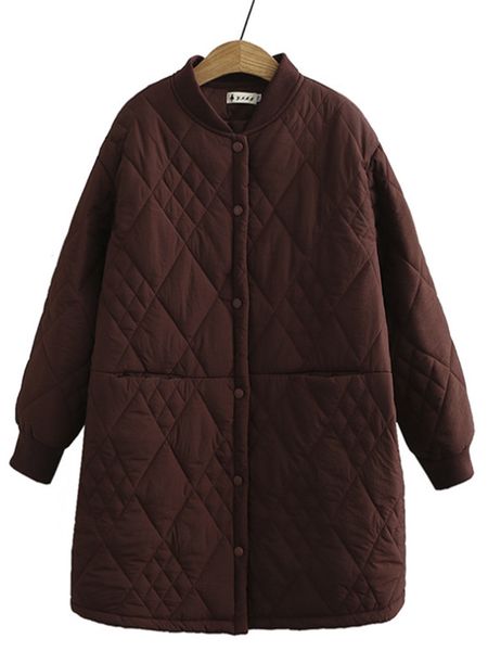 2021 losangous-length meads loose cotton big coat size women's clothes new style elegant thick f1k0, Black
2021 losangous-length meads loose cotton big coat size women's clothes new style elegant thick f1k0, Black