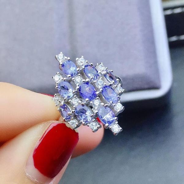 cluster rings the gift for your loved wifenatural real tanzanite luxury ring gemstone 925 sterling silver fine jewelry, Golden;silver
cluster rings the gift for your loved wifenatural real tanzanite luxury ring gemstone 925 sterling silver fine jewelry, Golden;silver