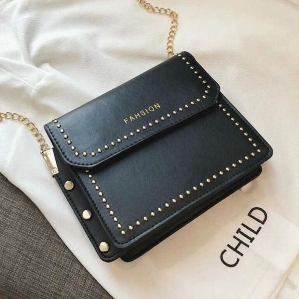 2020 luxury chain rivet fashion shoulder bag faux leather small handbag crossbody bag for women
2020 luxury chain rivet fashion shoulder bag faux leather small handbag crossbody bag for women