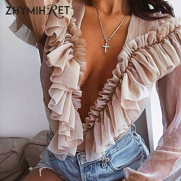 zhymihre v neck ruffles mesh bodysuit see through rompers womens jumpsuit sheer female body summer elegant short jumpsuit y200401, Black;white
zhymihre v neck ruffles mesh bodysuit see through rompers womens jumpsuit sheer female body summer elegant short jumpsuit y200401, Black;white