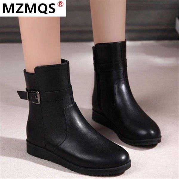 2021 women ankle boots fashion winter pu leather ankle boots retro warm short plush zipper for women botas mujer platform, Black
2021 women ankle boots fashion winter pu leather ankle boots retro warm short plush zipper for women botas mujer platform, Black