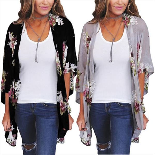 womens clothing women floral loose vintage kimono cardigan boho chiffon coat jacket blouse shirts plus size, White
womens clothing women floral loose vintage kimono cardigan boho chiffon coat jacket blouse shirts plus size, White