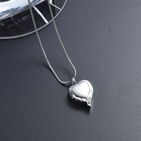 2020 h11960 selling new brick inlaid heart-shaped urn souvenir stainless steel pendant necklace jewelry women, Silver
2020 h11960 selling new brick inlaid heart-shaped urn souvenir stainless steel pendant necklace jewelry women, Silver