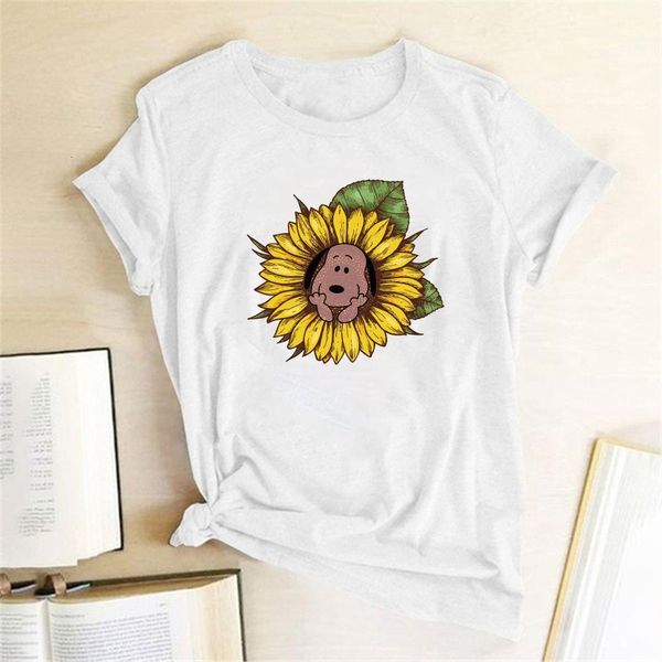 snoopy sunflower print t-shirts women clothing summer cute shirt kawaii women casual graphic tee woman ropa mujer verano, White
snoopy sunflower print t-shirts women clothing summer cute shirt kawaii women casual graphic tee woman ropa mujer verano, White