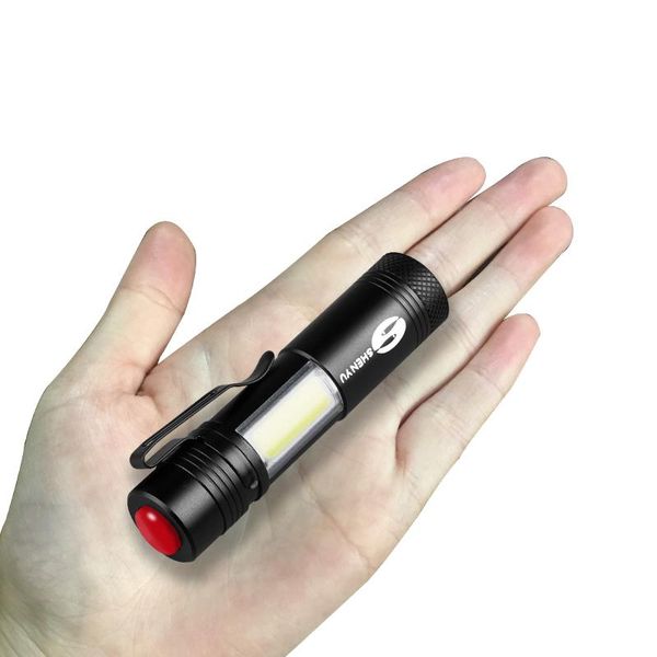 shenyu cob мини penlight cree led light portable cree q5 светодиодный фонарик 4 режима фокус факел портативный стробоскоп фонарь фонарь aa 1
shenyu cob мини penlight cree led light portable cree q5 светодиодный фонарик 4 режима фокус факел портативный стробоскоп фонарь фонарь aa 1