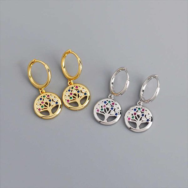 hoop & huggie tree of life earrings real 925 sterling silver fashion multiple tone colors fine round jewelry for women 2021 style, Golden;silver
hoop & huggie tree of life earrings real 925 sterling silver fashion multiple tone colors fine round jewelry for women 2021 style, Golden;silver