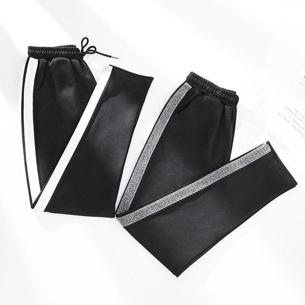 running pants harem casual long trousers women black side striped thin ankle-length female pencil pant sweatpants, Black;blue
running pants harem casual long trousers women black side striped thin ankle-length female pencil pant sweatpants, Black;blue