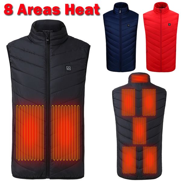 outdoor t-shirts 8 areas heated jacket men electric heating vest thermal warm clothes fishing hiking hunting winter usb, Gray;blue
outdoor t-shirts 8 areas heated jacket men electric heating vest thermal warm clothes fishing hiking hunting winter usb, Gray;blue