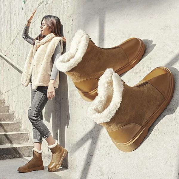 boots women's ankle boots pointed leather 2020 fashion women slip on snow botas de mujer1, Black
boots women's ankle boots pointed leather 2020 fashion women slip on snow botas de mujer1, Black