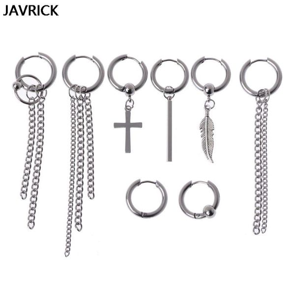 korean jewelry titanium steel earrings long men boys hoop chain drop earrings for kpop idol team, Silver
korean jewelry titanium steel earrings long men boys hoop chain drop earrings for kpop idol team, Silver