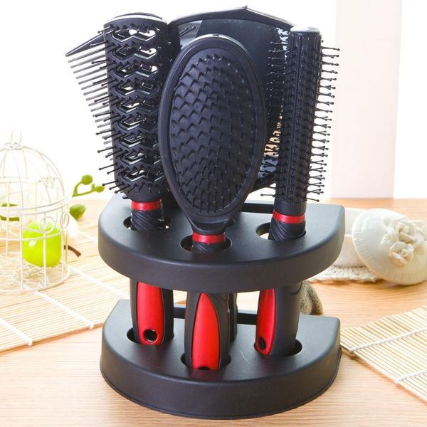 hair brushes red purple pink blue professional tools styling roller massage bush comb mirror stand holder set kit 5 pack p064, Silver
hair brushes red purple pink blue professional tools styling roller massage bush comb mirror stand holder set kit 5 pack p064, Silver