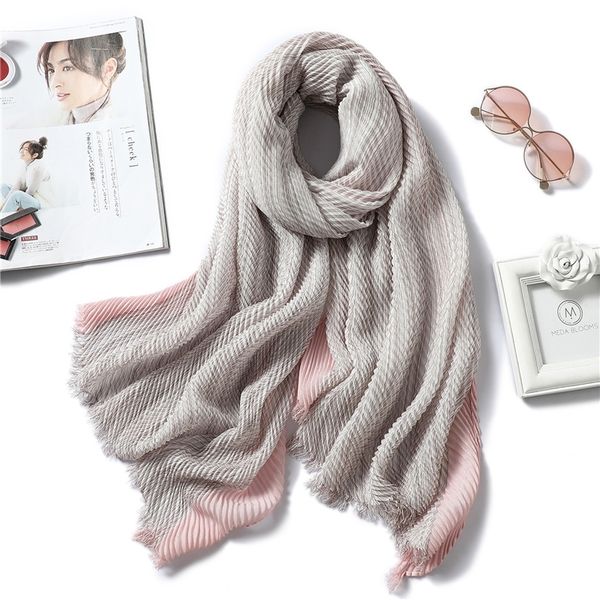 new design solid women scarf crinkle hijabs for lady fold shawls and wraps winter lady heandband neck warm scarves foulard y201007, Blue;gray
new design solid women scarf crinkle hijabs for lady fold shawls and wraps winter lady heandband neck warm scarves foulard y201007, Blue;gray