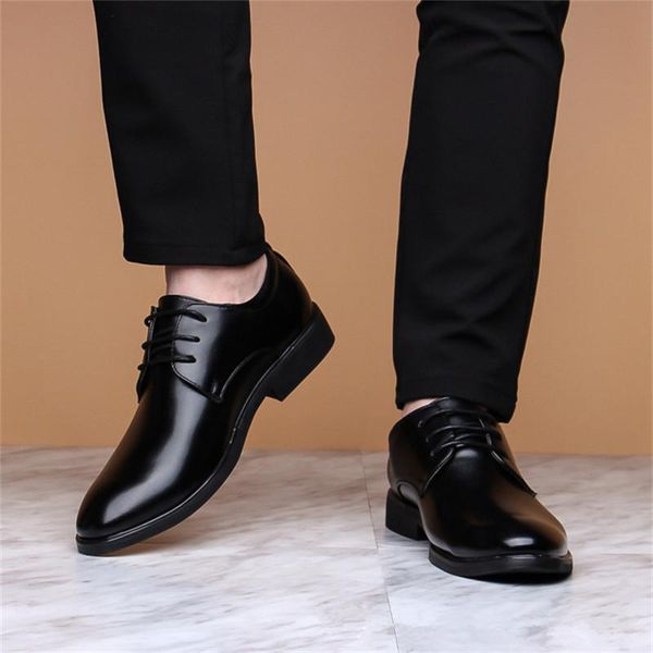 dress shoes wedding mens pu leather men oxford formal for business shoe brown footwear, Black
dress shoes wedding mens pu leather men oxford formal for business shoe brown footwear, Black